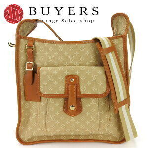 Louis Vuitton Monogram bag crossbody Besas Marie Kate Beige Tan leather